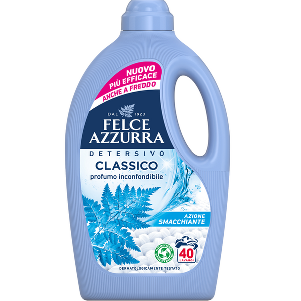 Felce Azzurra Detersivo Lavatrice Classico Azione Smacchiante 40 Lavaggi