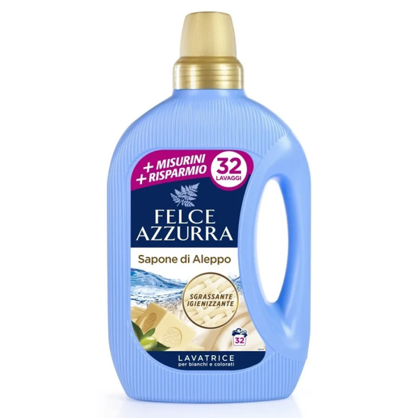 Felce Azzurra Detersivo Lavatrice Sapone di Aleppo 32 Lavaggi