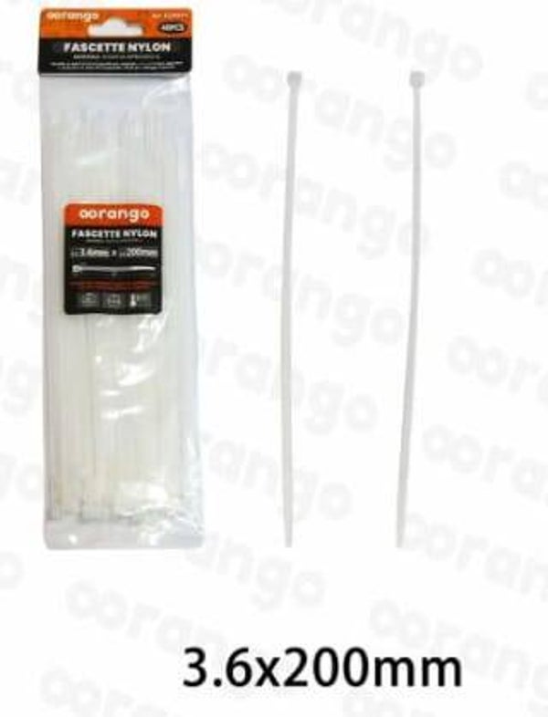 Oorango Fascette Nylon 2,5mm x 100mm X 40pz