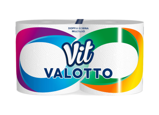 Vit Valotto Doppia Bobbina Multiuso 2 Veli 2 Rotoli