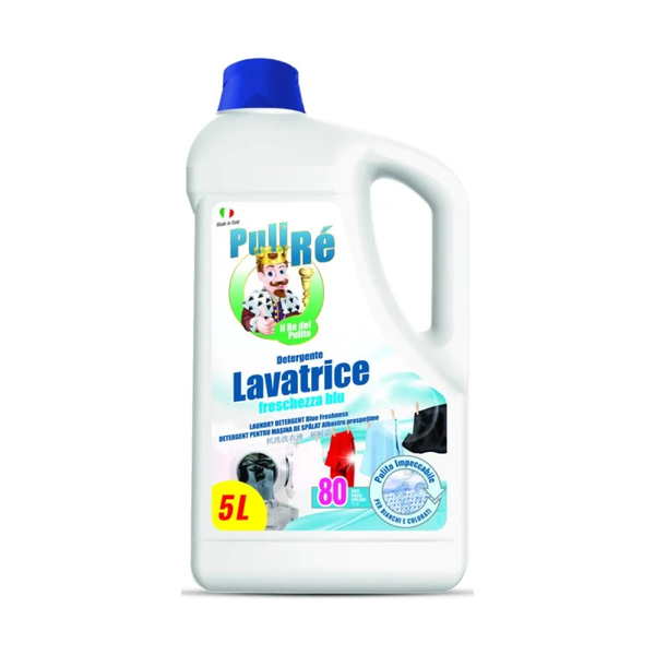 Pulirè Detersivo Lavatrice freschezza Blu 5lt