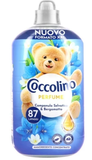 Coccolino Ammorbidente Concentrato - Campanula Selvatica e Bergamotto - Formato XXL 87 Lavaggi - 1827 ml