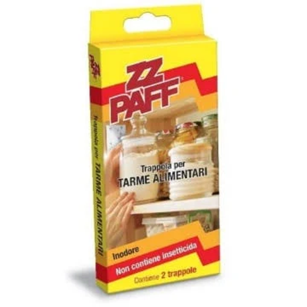 ZZ Paff Trappola Adesiva per Tarme Alimentari 2 fogli