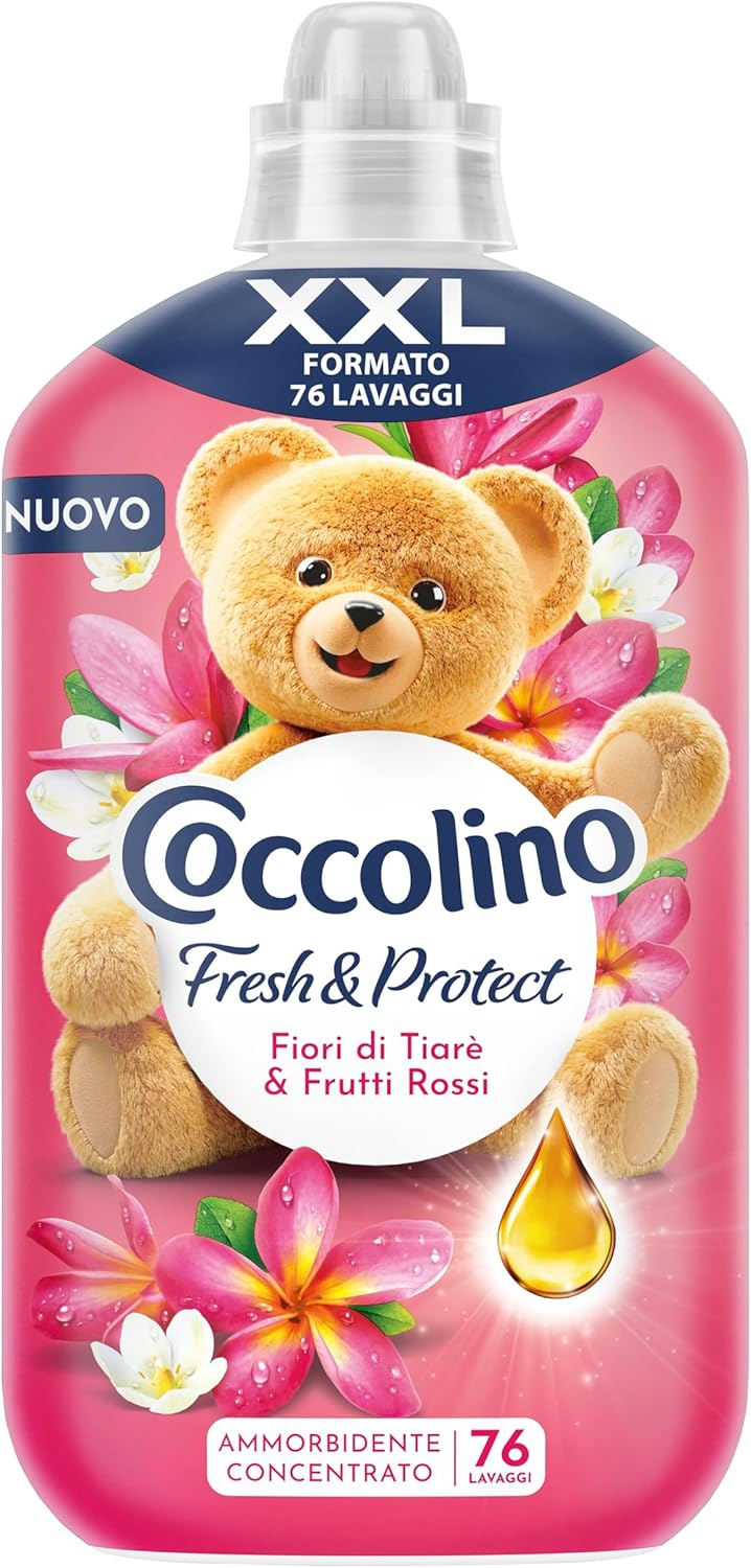 Coccolino Ammorbidente Perfume Fiori di Tiarè e Frutti Rossi Formato XXL 87 Lavaggi