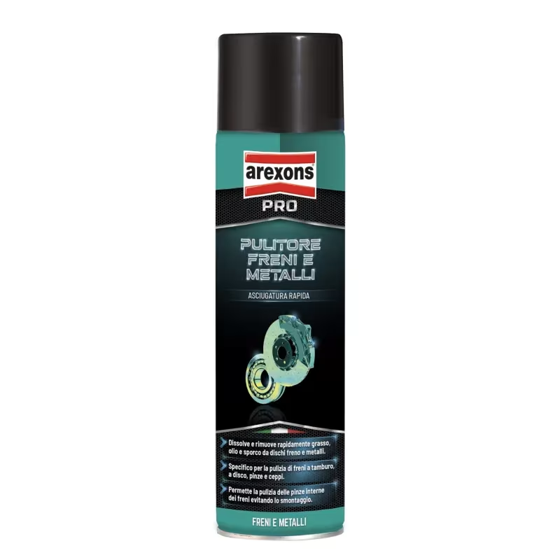 Arexons Pulitore Freni e Metalli Asciugatura Rapida Spray 500ml
