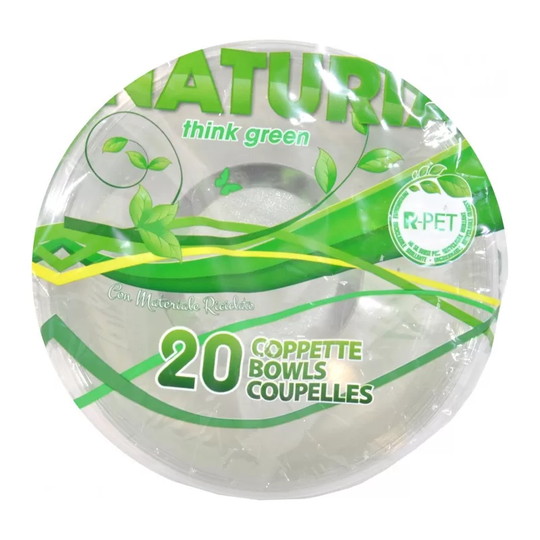 Aristea Natural Coppette 380cc Plastica Trasparente