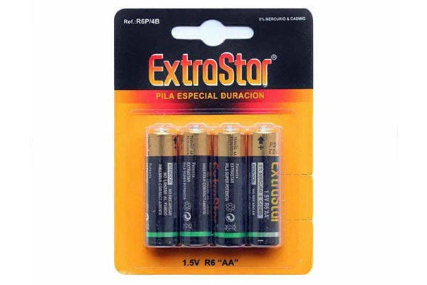 Extrastar Batterie AA 4pz 1,5V