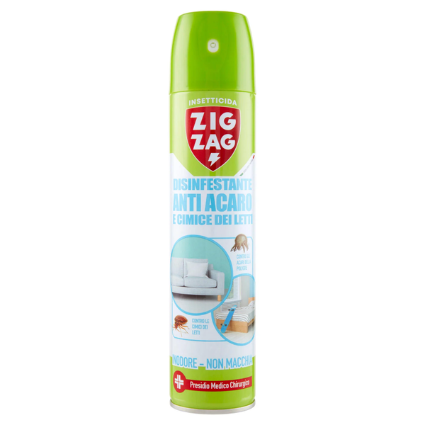 Zig Zag Insetticida Anti Acaro e Cimice dei Letti 300ml Aereosol