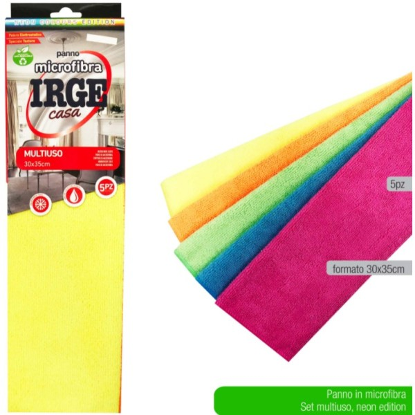 Irge Panno Microfibra 30 x 35 5pz