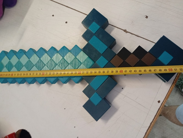 Minecraft Spada In Diamante (Difetti visibili in foto)