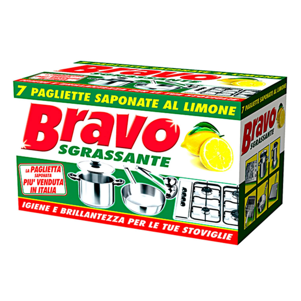 Bravo 7 Pagliette Saponate al Limone