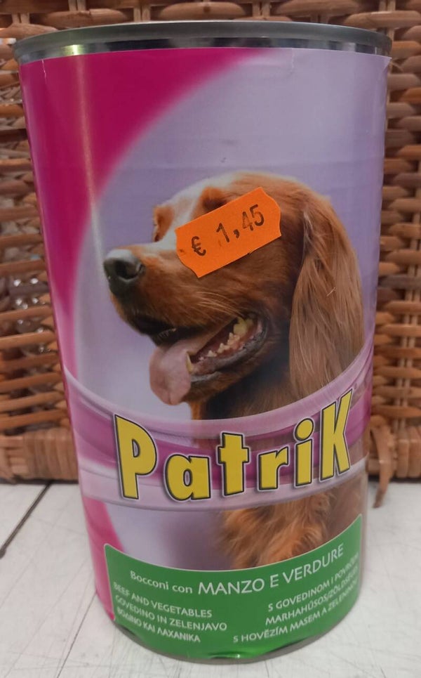 Patrik Cane Bocconi Manzo e Verdure 1250gr
