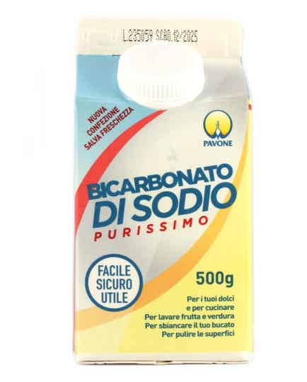 Pavone Bicarbonato di Sodio Purissimo Confezione Salva Freschezza 500gr
