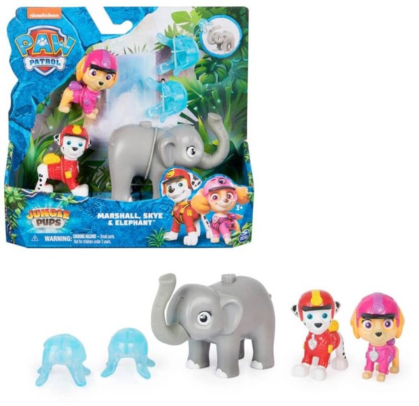 Spin Master Paw Patrol Marshall, Skye ed Elefante