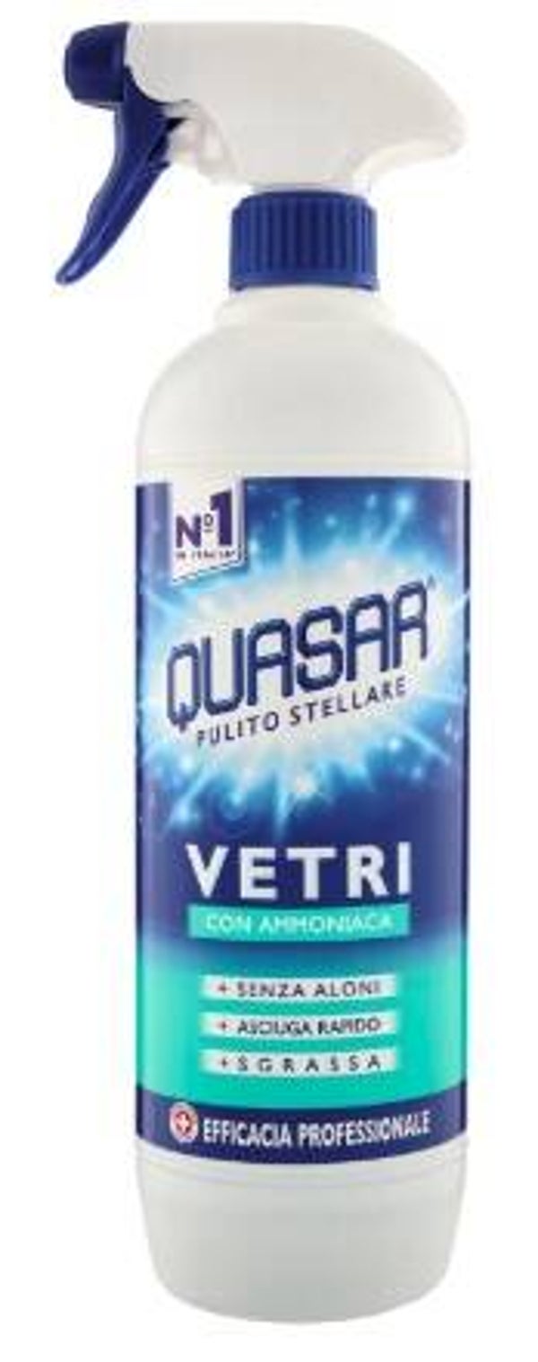 Quasar Vetri con Ammoniaca 580ml