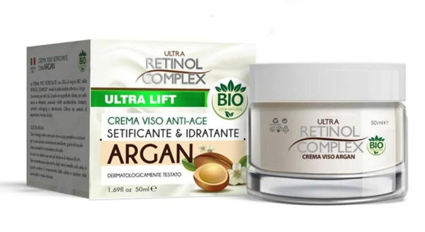 Ultra Retinol Complex Crema Viso Anti-Age Setificante & Idratante Argan 50 ml