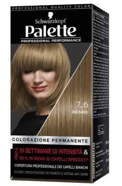 Schwarzkopf Palette Tinta Capelli Colorazione Permanente Biondo 7-6