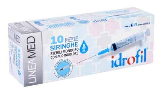 Idrofil 10 Siringhe Sterili 5ml