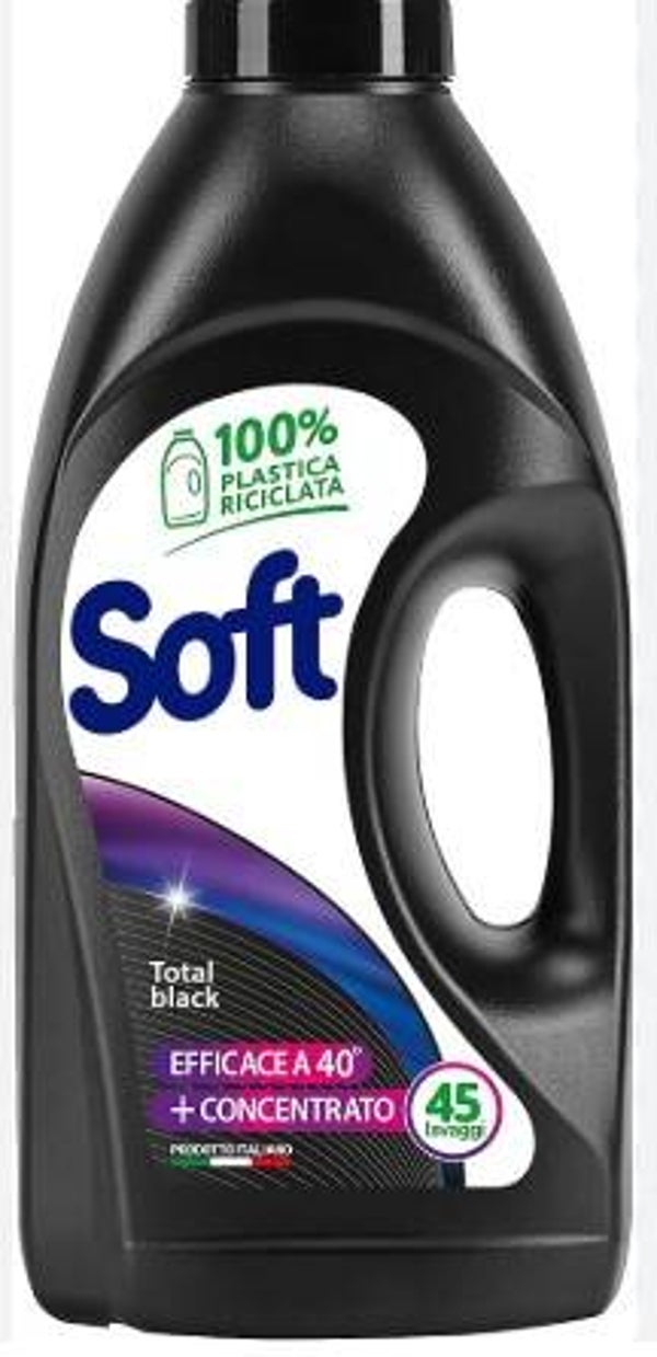 Soft Det. Lavatrice Total Black 45 Lavaggi