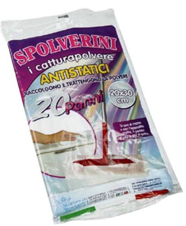 Spolverini Catturapolvere Statici 20 x 30cm 20 Panni