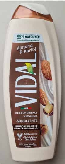 Vidal Bagnodoccia Burro di Karitè e Olio di Mandorla 250ml