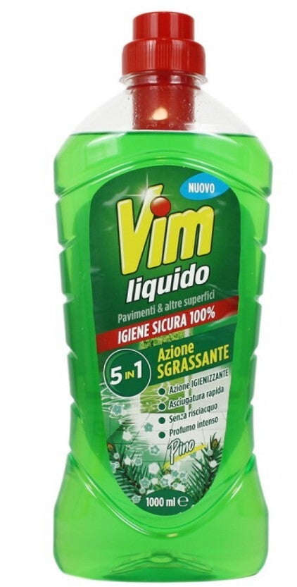Vim Liquido Pavimenti e Altre Superfici Azione Sgrassante Pino