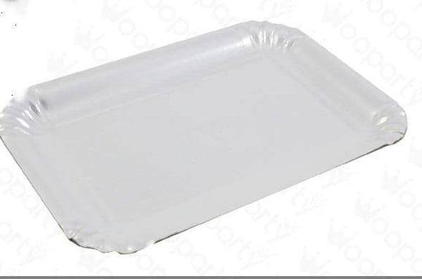 Wooparty Vassoio Bianco 32,5 x 25
