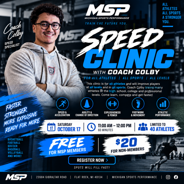 MSP Speed Performance Clinic
