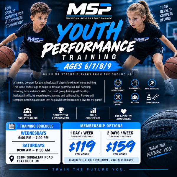 MSP Youth Performance Training - 4 Trainings (30 Days)