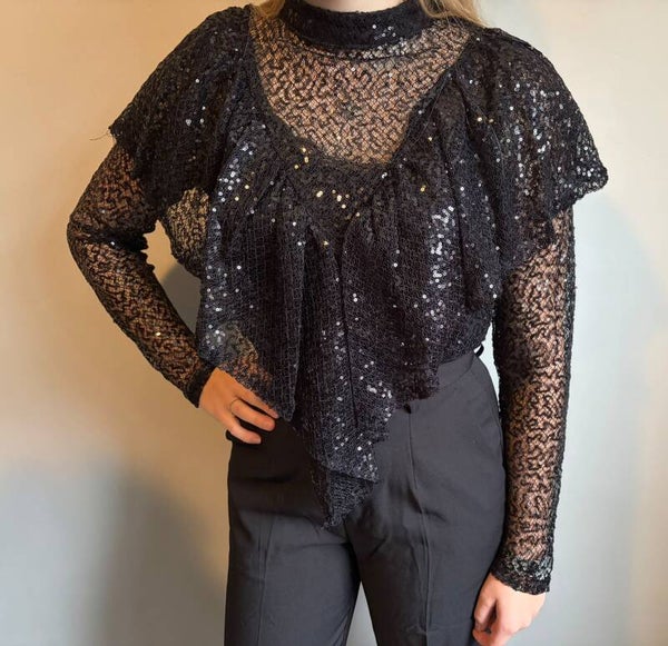 Glamour night top
