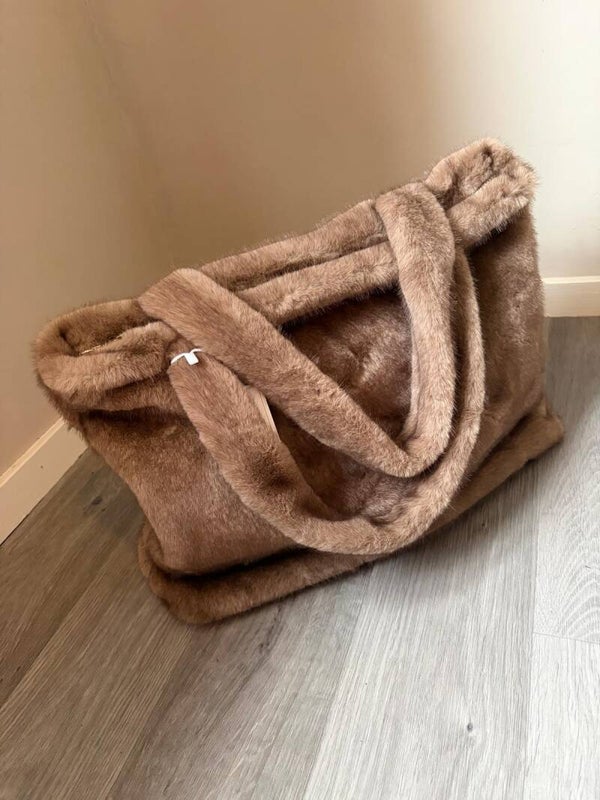 Cozy bag taupe