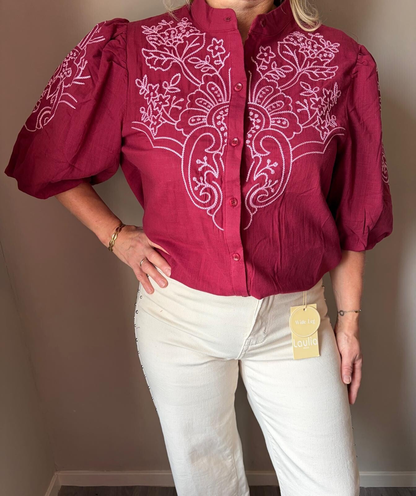 Blouse bordeaux