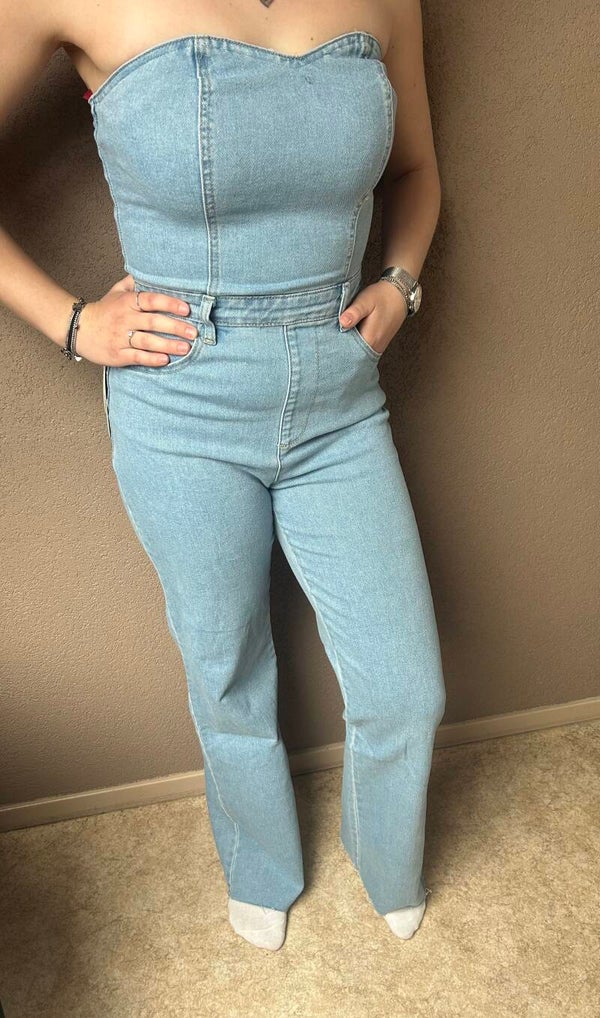 Denim jumpsuit