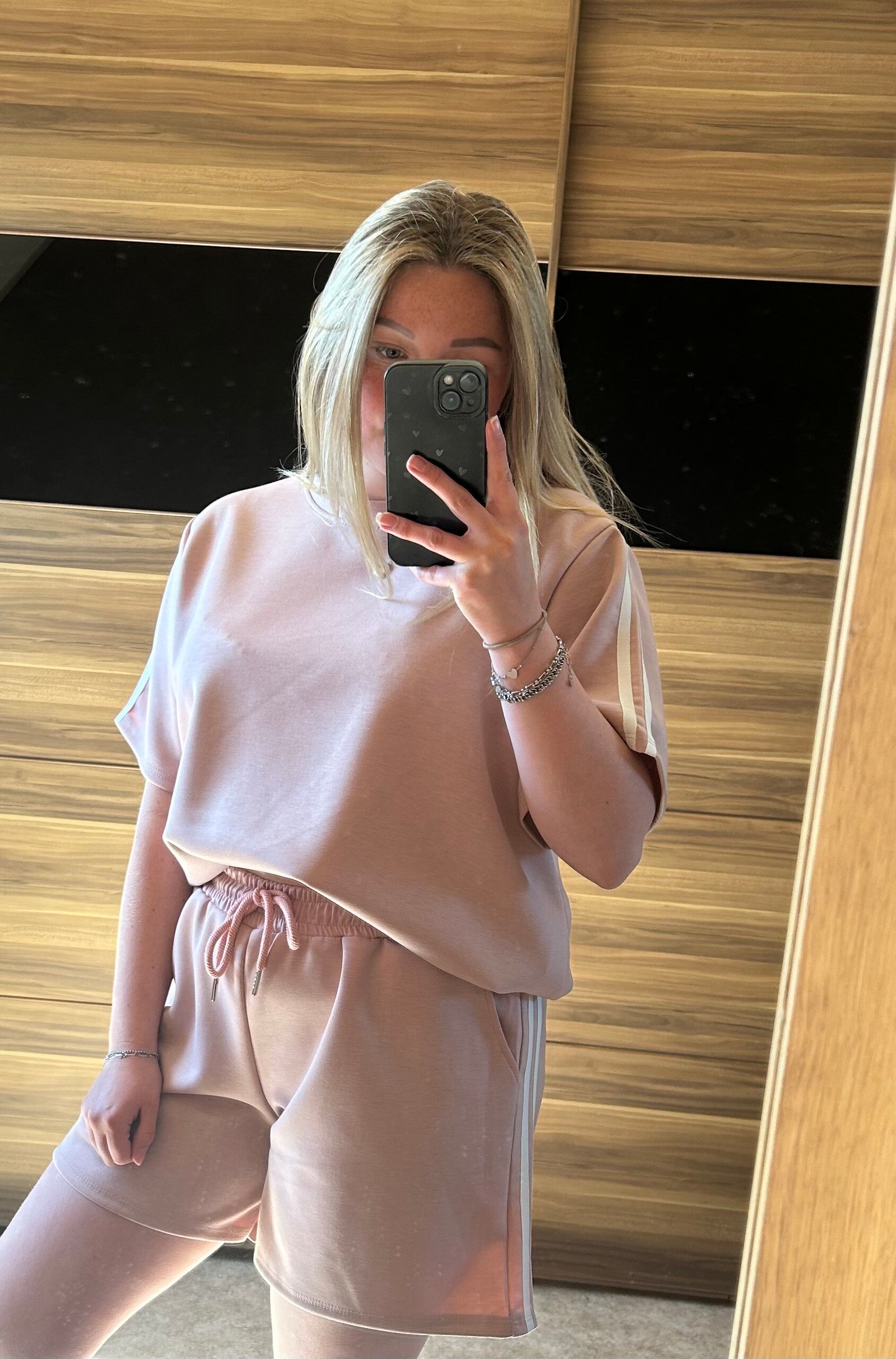 Comfy set kort - oud roze