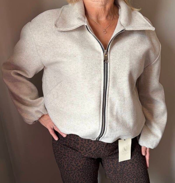 Bomber jacket creme
