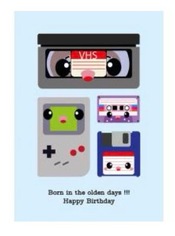Born in the olden days!!! Happy birthday