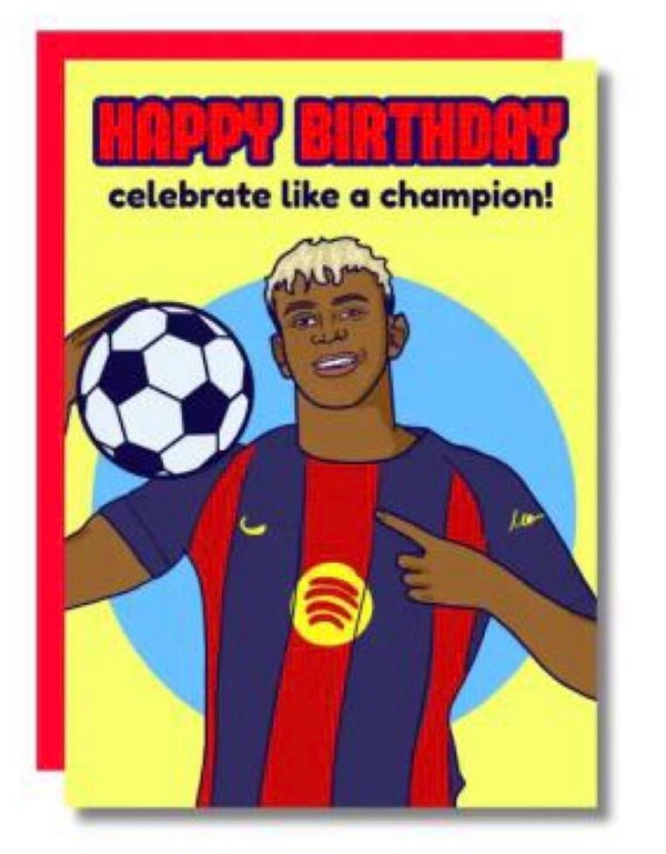 Happy birthday Celebrate like a champion