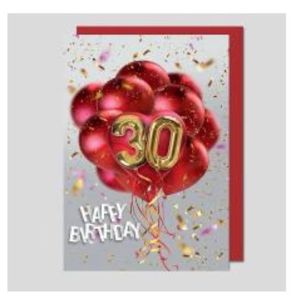Happy birthday. 30