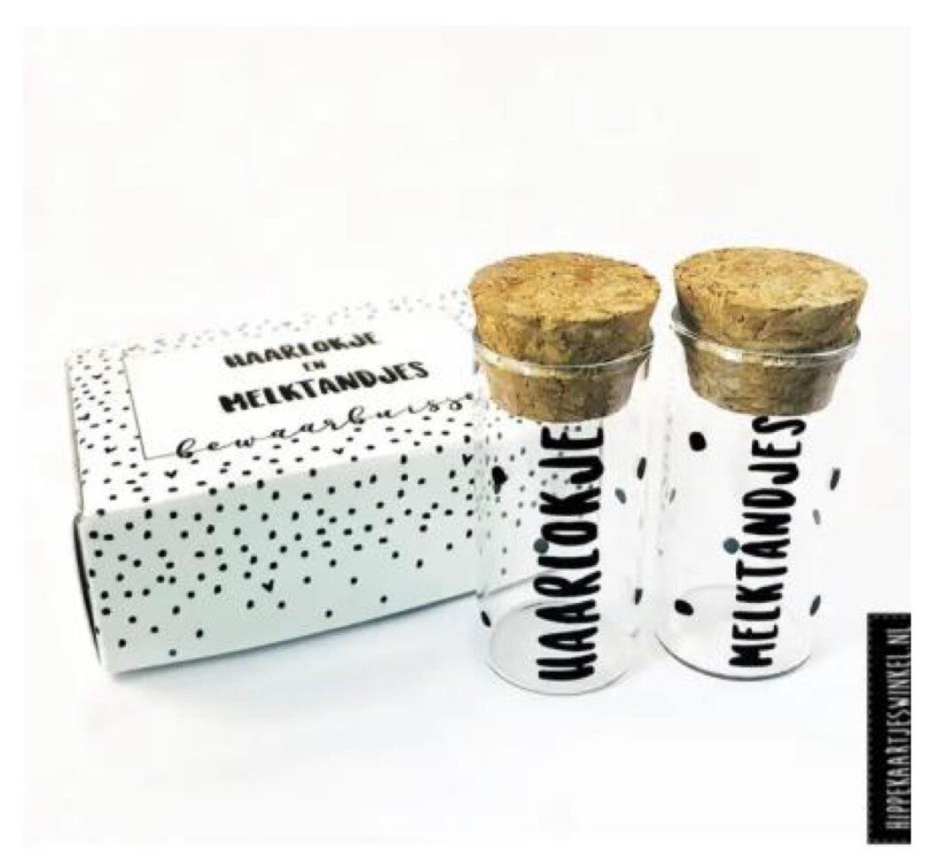 Bewaardoosje melktandjes en haarlokjes
