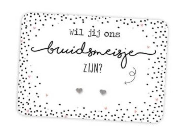 Wil jij ons bruidsmeisje zijn?