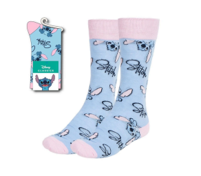 Stitch sokken lichtblauw