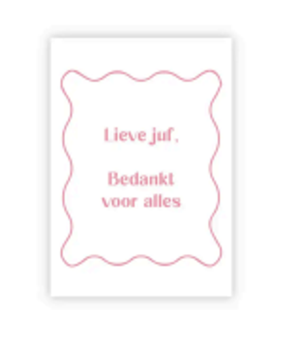 Lieve juf
