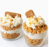 Lotus speculoos geïnspireerde dessertkaars