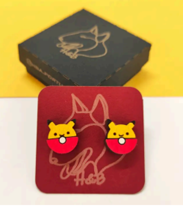 Houten pokemon’s pikachu