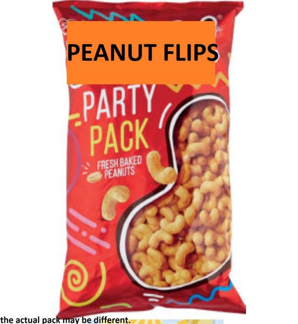Flips with peanut