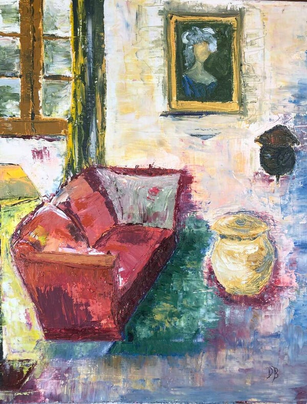 Le sofa rouge