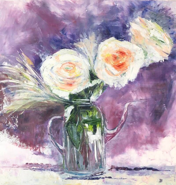 Bouquet mauve et blanc