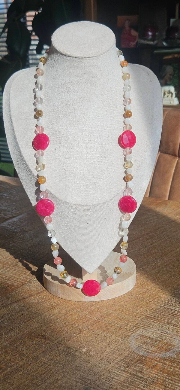 Long handmade necklace