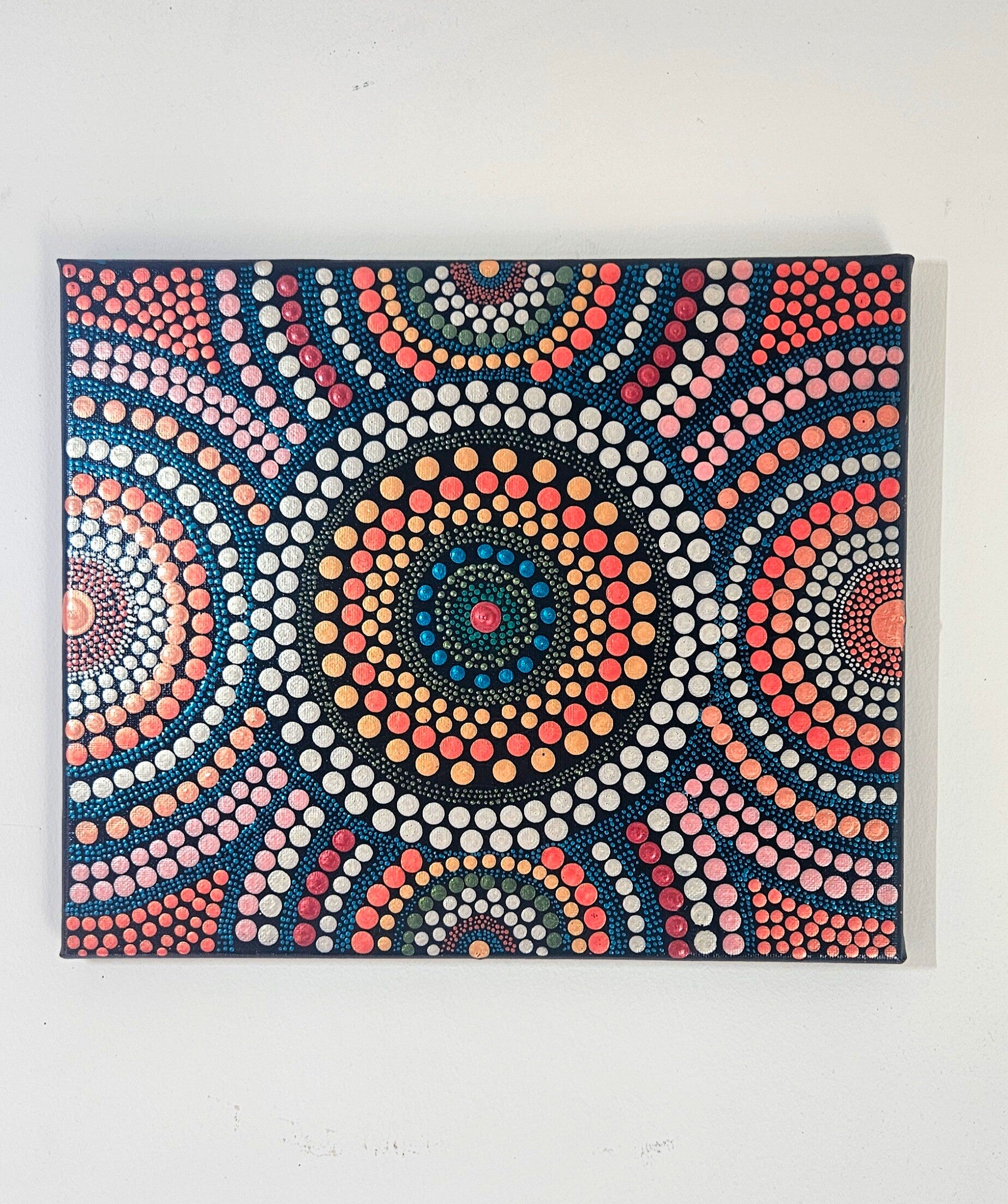 Handmade Aboriginal inspired dotpainting