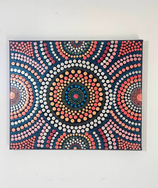 Handmade Aboriginal inspired dotpainting
